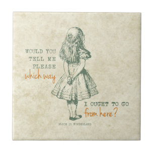 Alice in Wonderland Tile
