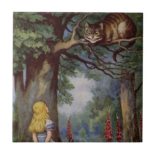 Alice in Wonderland Tile, Cheshire Cat Tile