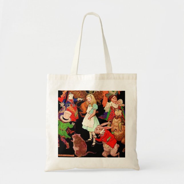 Alice In Wonderland Tote Bag (Front)