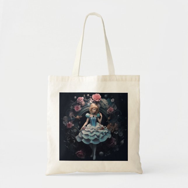 Alice in Wonderland Tote Bag (Front)
