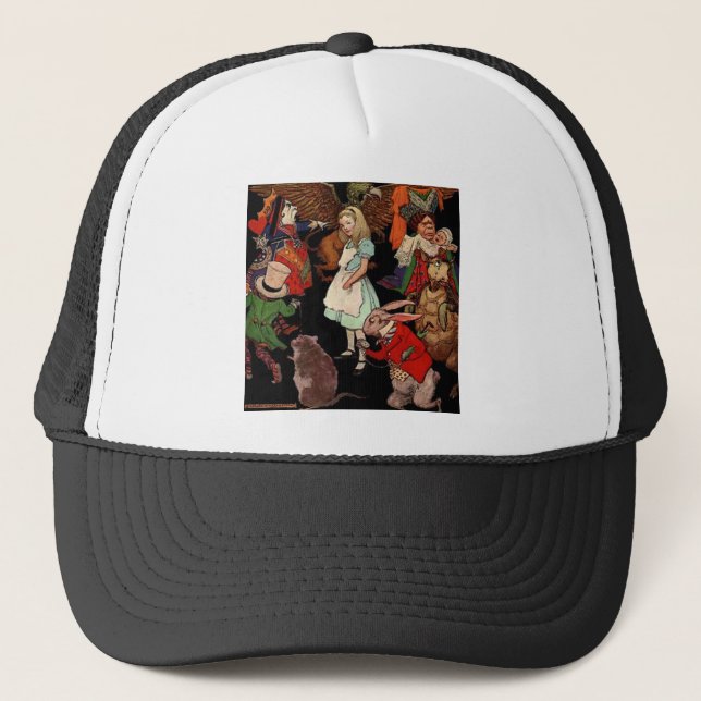 Alice in Wonderland Trucker Hat (Front)