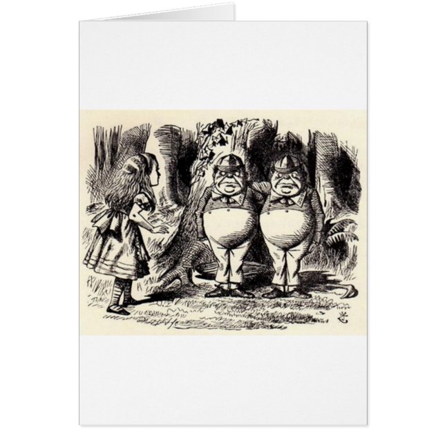 Alice in Wonderland: Twiddle Dee and Twiddle Dum (Front)