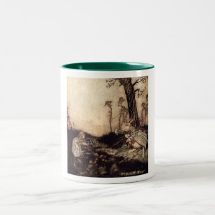 Alice in Wonderland Two-Tone Coffee Mug