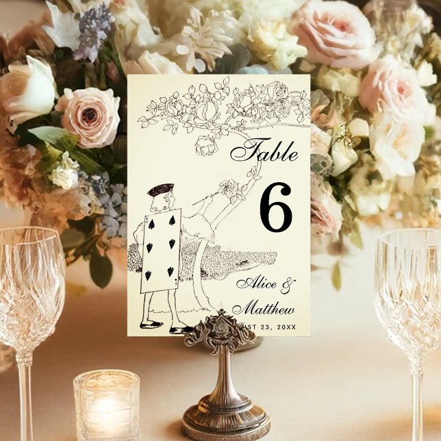 Alice in Wonderland Vintage Elegant Playing Card 6 (Creator Uploaded)