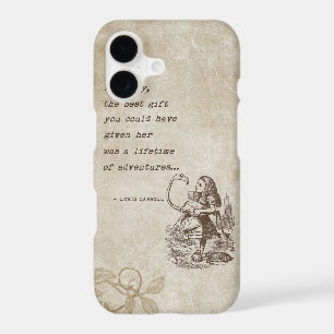 Alice In Wonderland W/Flamingo Adventure Quote
