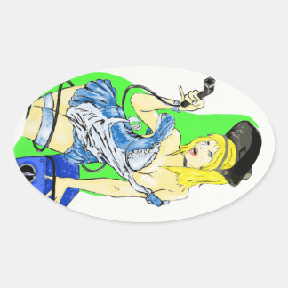 Alice in wonderland weld sticker