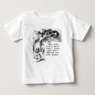 Alice in Wonderland - We're all mad here Baby T-Shirt