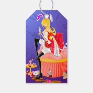 Alice in Wonderland White Rabbit  Gift Tags