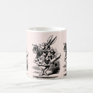 Alice in Wonderland White Rabbit Kaninchen Easter Coffee Mug