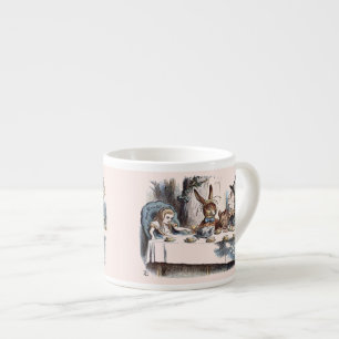 Alice in Wonderland White Rabbit Kaninchen Easter Espresso Cup