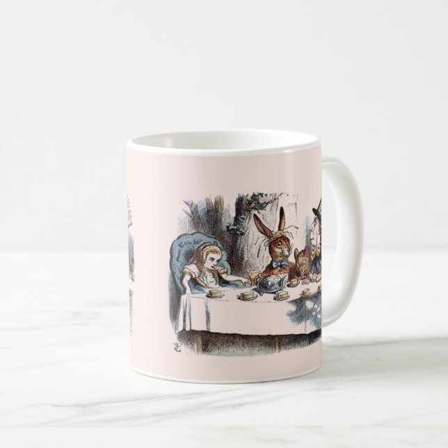 Alice in Wonderland – White Rabbit Kaninchen Hase Coffee Mug (Front Right)