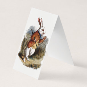 Alice in Wonderland White Rabbit Personalise Card