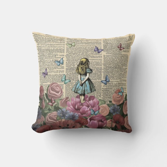 Alice In Wonderland - Wonderland Garden Cushion (Front)