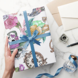 Alice in Wonderland Wrapping Paper