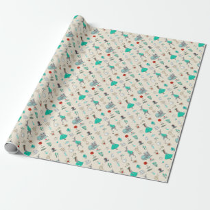 Alice in wonderland wrapping paper