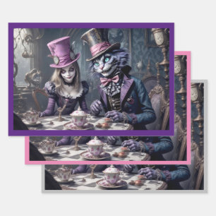 Alice in Wonderland Wrapping Paper Sheet