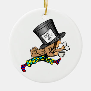 Alice in Wonderland's Mad Hatter Ceramic Tree Decoration