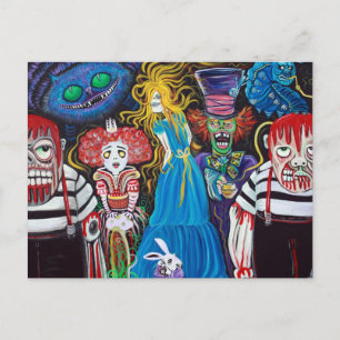Alice in Zombieland Postcard