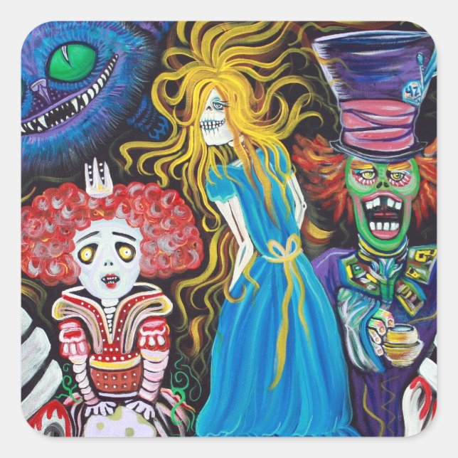 Alice in Zombieland Sticker (Front)