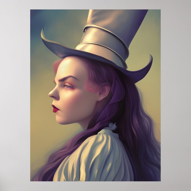 Alice is the Hatter Poster (Front)
