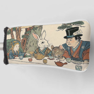 Alice Lost in Japan Ukiyo-e Mad Tea Party Golf Head Cover