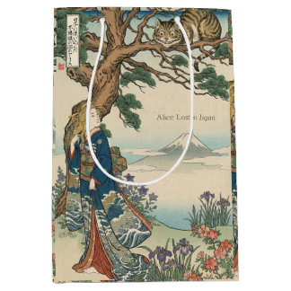 Alice Lost in Japan | Ukiyo-e Mad Tea Party Medium Gift Bag