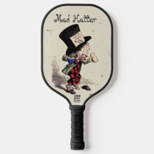 Alice - Mad Hatter Tea Party 1865 Pickleball Paddle