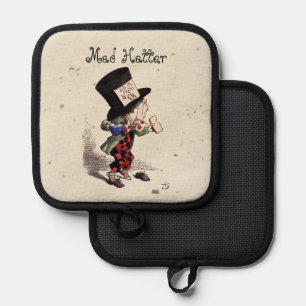 Alice - Mad Hatter Tea Party 1865 Pot Holder