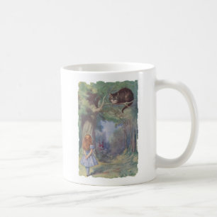 Alice meets Cheshire Cat Coffee Mug