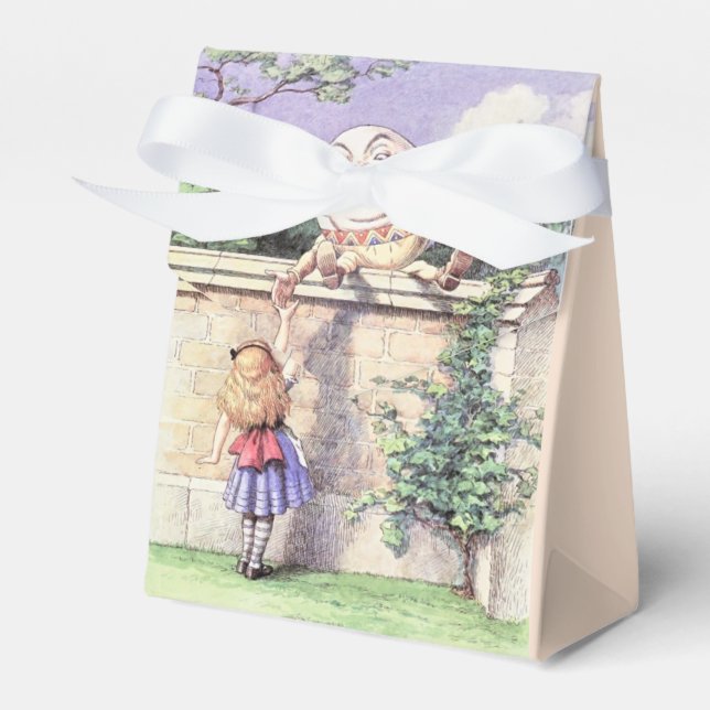 Alice Meets Humpty Dumpty Favour Box (Front Side)