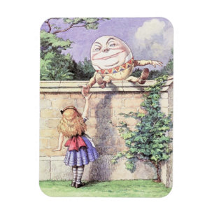 Alice Meets Humpty Dumpty Magnet