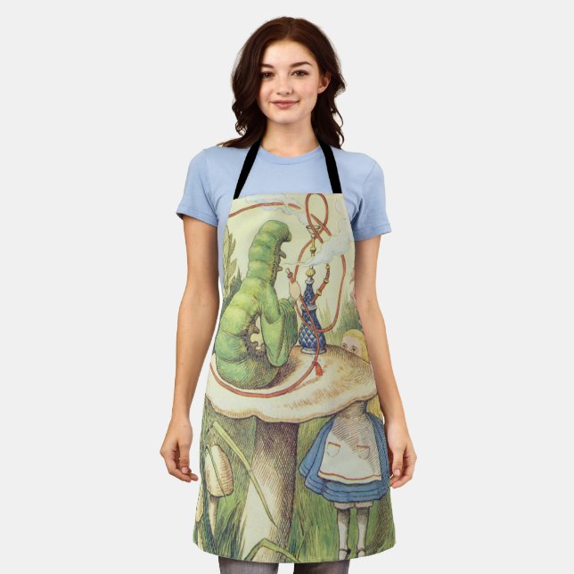 Alice Meets the Caterpillar Apron (Worn)