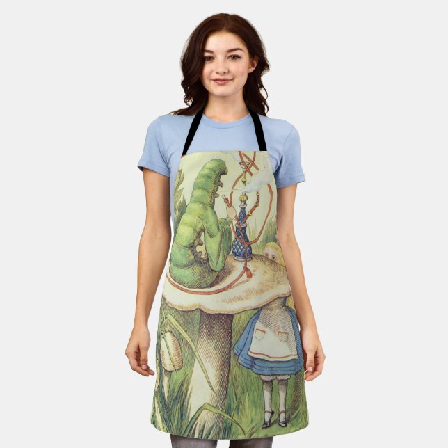 Alice Meets the Caterpillar Apron (Worn)