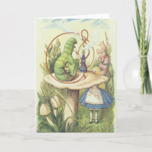 Alice Meets the Caterpillar Card