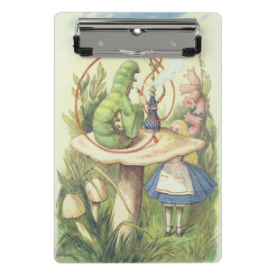 Alice Meets the Caterpillar Mini Clipboard