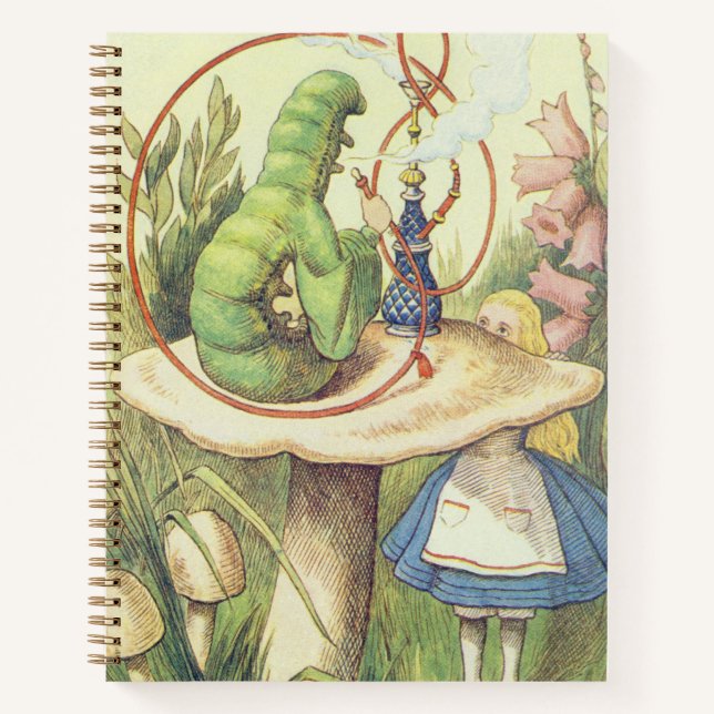 Alice Meets the Caterpillar Notebook (Front)