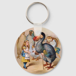ALICE MEETS THE DODO BIRD KEY RING