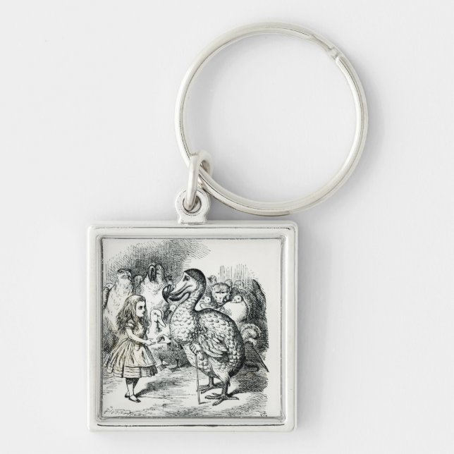 Alice meets the Dodo Key Ring (Front)