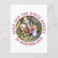 Alice Meets the White Knight in Wonderland