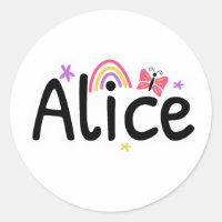 Alice name cute design