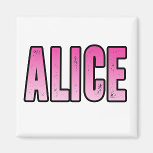 Alice name magnet