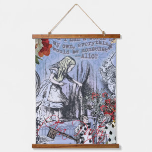 Alice nonsense curtain wonderland classic hanging tapestry