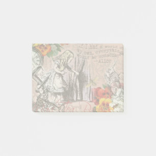 Alice nonsense curtain wonderland classic post-it notes