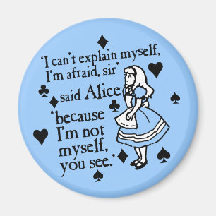 Alice Not Myself Magnet