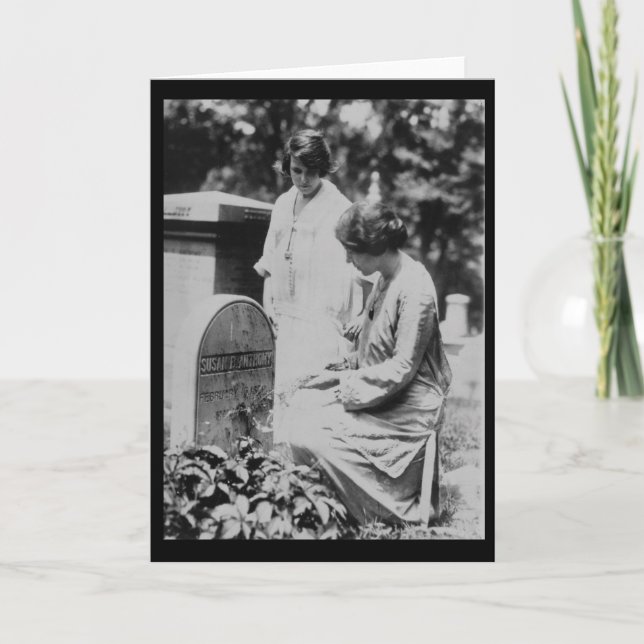 Alice Paul Anita Pollitzer honouring  Susan B. Card (Front)