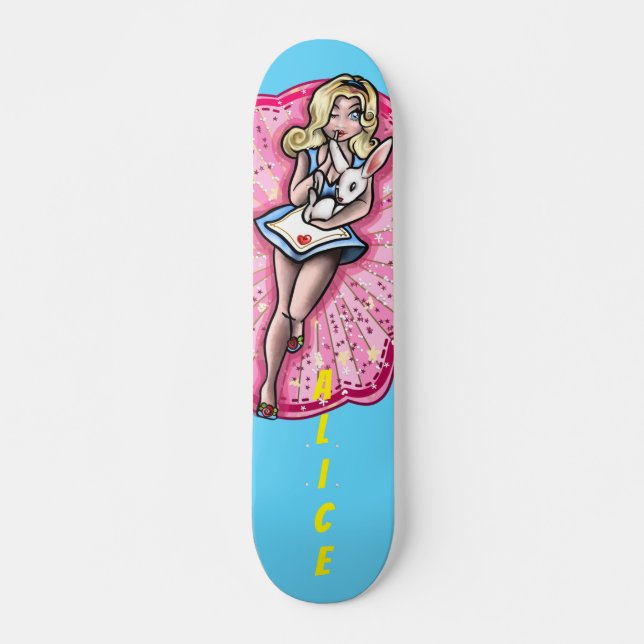 Alice Pin-up Skateboard (Front)
