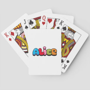 Alice Playing Cards