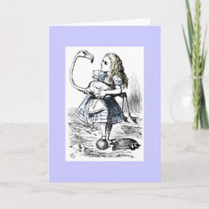 Alice Playing Queen's Croquet Card