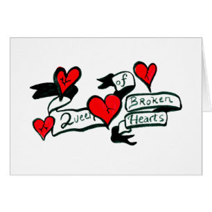 Alice Queen of Broken Hearts Card