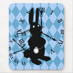 Alice Rabbit Late Mouse Pad